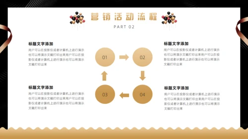 黑金色黑色星期五购物促销活动通用PPT模板