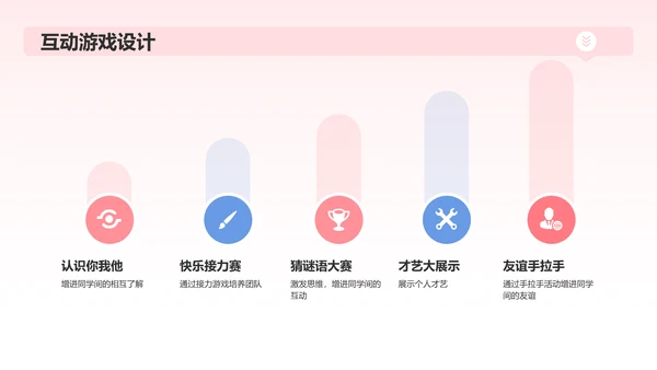 红色插画风小学班会PPT模板