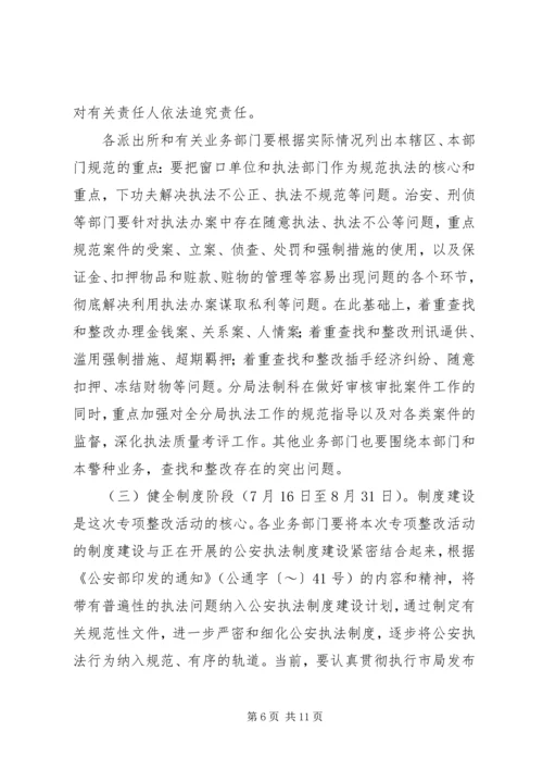 规范执法行为,促进执法公正专项活动方案 (5).docx