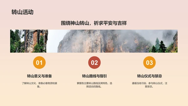 橙色扁平风旅游出行计划旅游攻略PPT模板