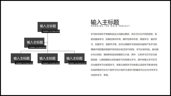 黑色简约风毕业论文答辩PPT模板
