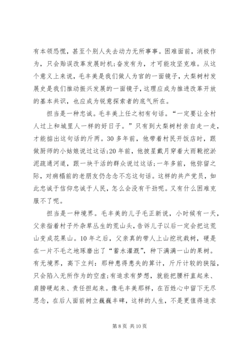 学习毛丰美精神心得体会 (2).docx