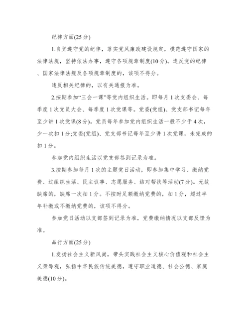 党员积分制管理实施办法(试行).docx