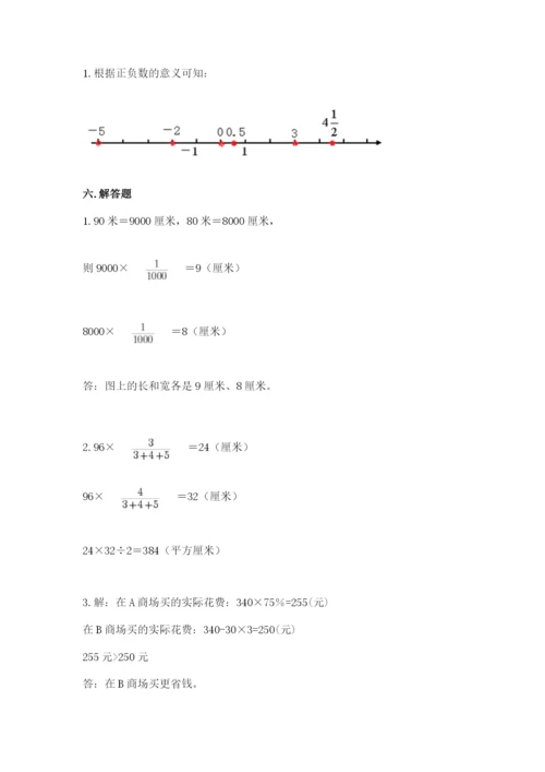 小学六年级下册数学期末卷含完整答案【必刷】.docx