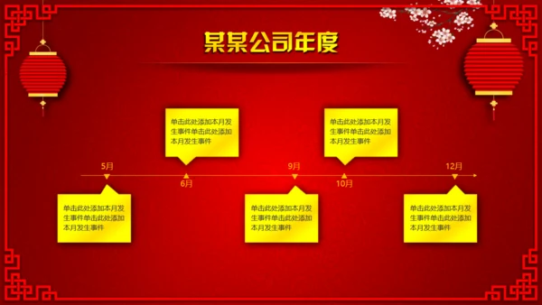 公司年会活动抽奖誓师表彰大会通用PPT模板