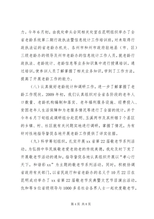 老龄办综合处年工作总结和次年工作计划 (2).docx