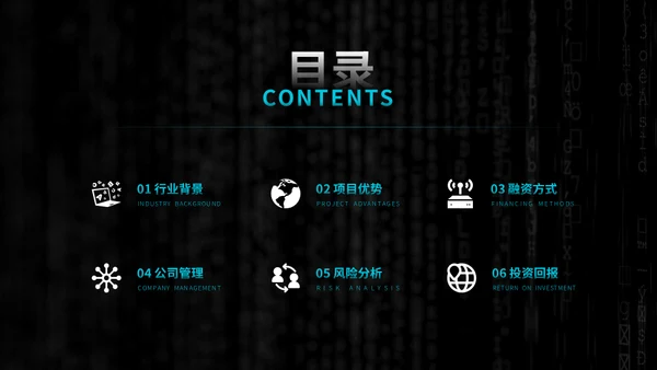 大学生互联网+创业创新比赛通用PPT模板