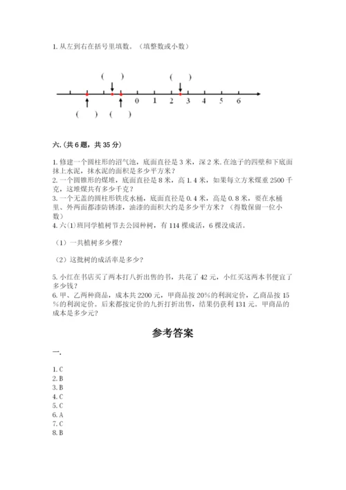 山东省济南市外国语学校小升初数学试卷及完整答案.docx