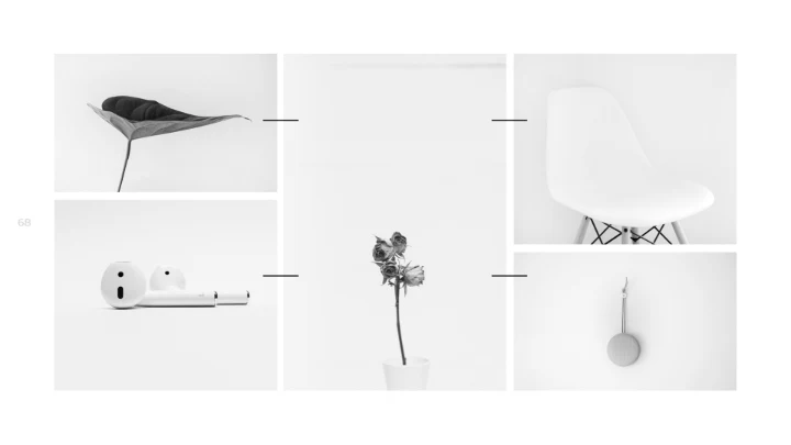 创意黑白调极简主义公司简介动态PPT模板