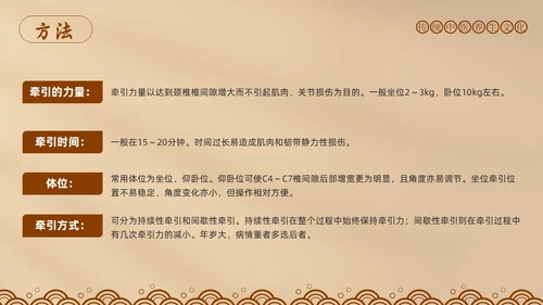 棕色简约中医适宜技术PPT模板宣传PPT动态PPT