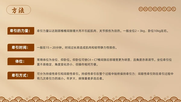 棕色简约中医适宜技术PPT模板宣传PPT动态PPT