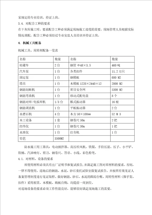 干灰库上部结构及装饰施工培训资料