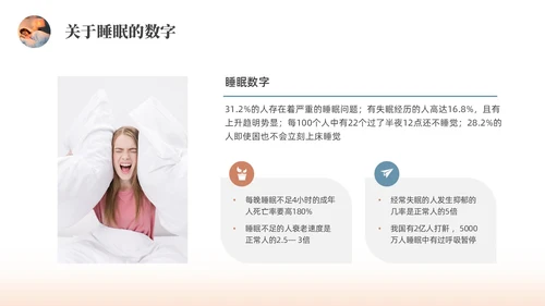 彩色水彩简约商务睡眠健康企业培训PPT课件世界睡眠日