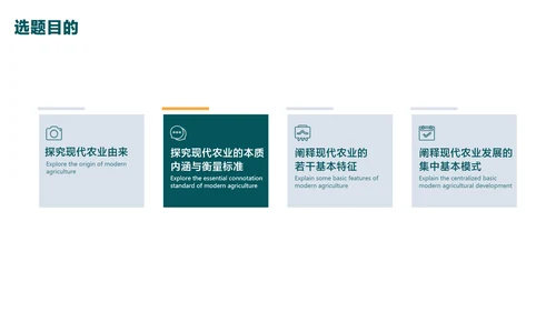 绿色简约风农学专业毕业答辩