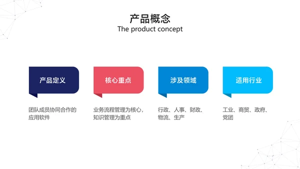 蓝白色商务风互联网软件产品介绍