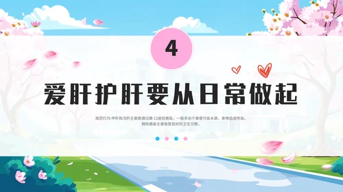 全国爱肝日肝病知识宣传PPT模板