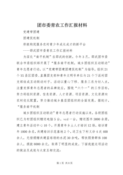 团市委青农工作汇报材料 (8).docx