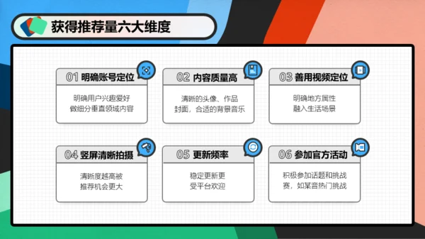 短视频运营课程PPT模板