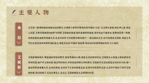 经典文学小说赏析大卫科波菲尔通用PPT
