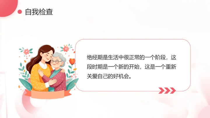 妇女更年期主题宣传科普温柔对待更年期PPT