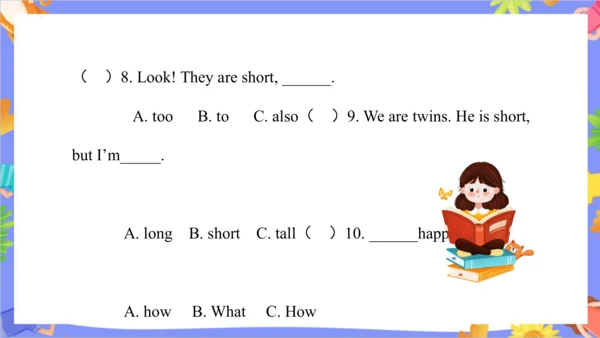 Unit 6  I'm tall.  Lesson 33- Lesson 34 课件（共48张PPT