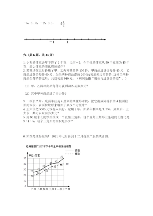 最新版贵州省贵阳市小升初数学试卷（名师推荐）.docx