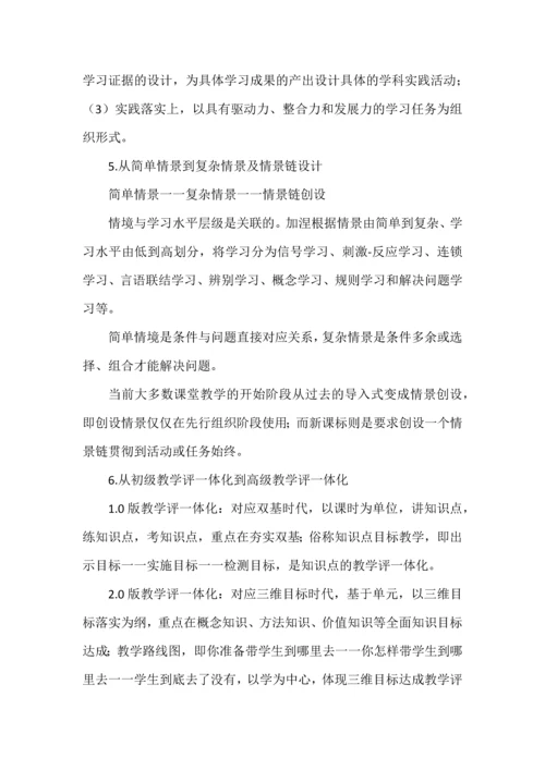 2022版新课标倡导的八大理念变化.docx