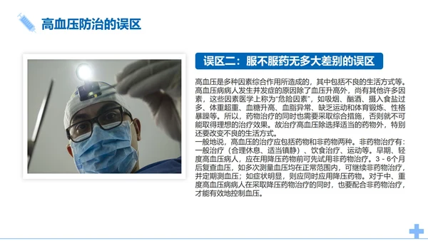 简约医疗高血压知识医学科普课件PPT模板