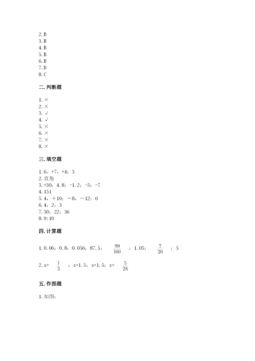 冀教版小升初数学模拟试卷附参考答案（研优卷）.docx