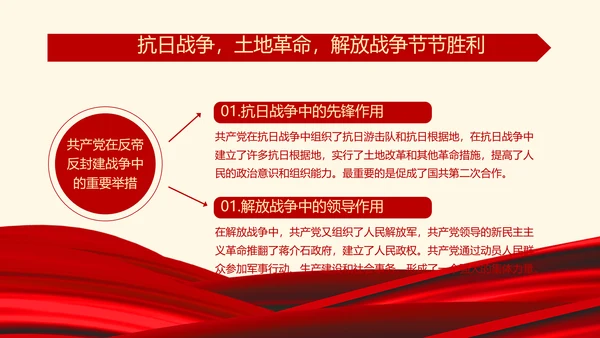 七一建党节红色主旋律党史党课通用PPT模板