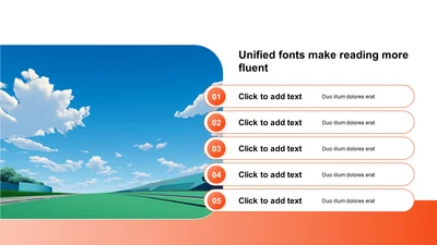 渐变含图片PPT列表