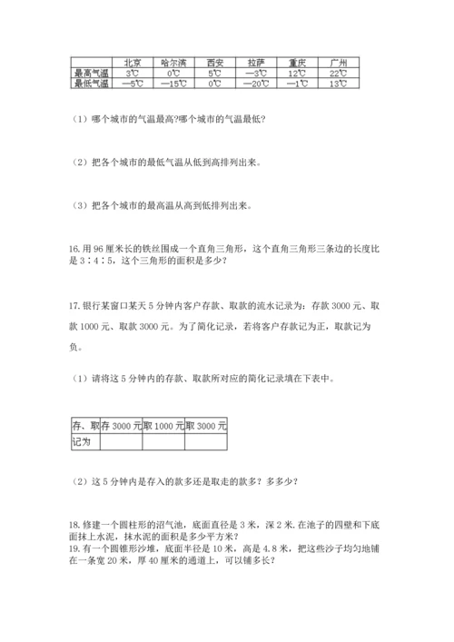 六年级小升初数学应用题50道附答案（基础题）.docx