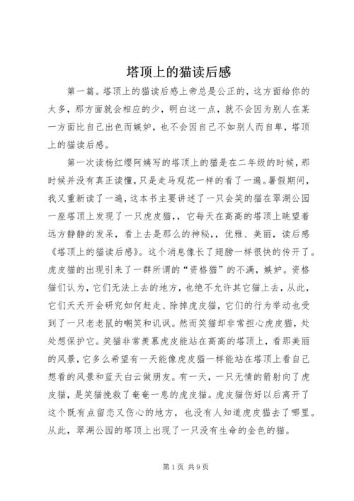 塔顶上的猫读后感 (2).docx