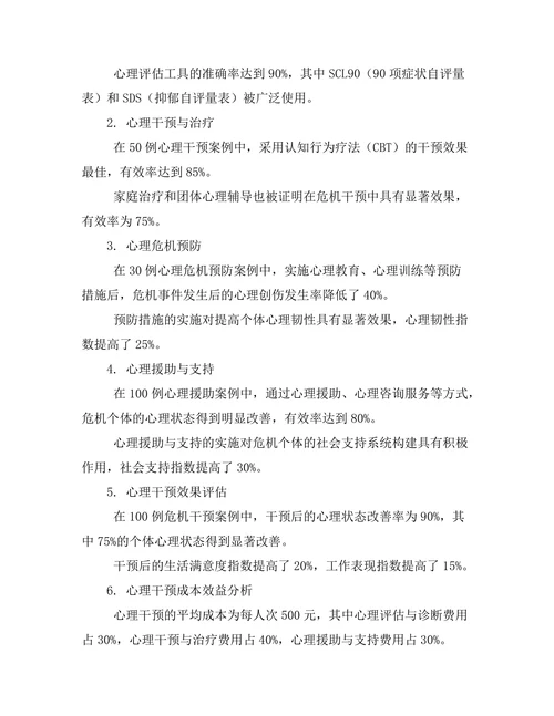 心理学在危机干预中的应用探讨