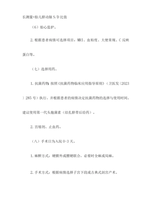 完全性前置胎盘诊断及治疗标准流程.docx