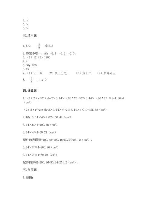 北师大版六年级下册数学期末测试卷附完整答案【各地真题】.docx