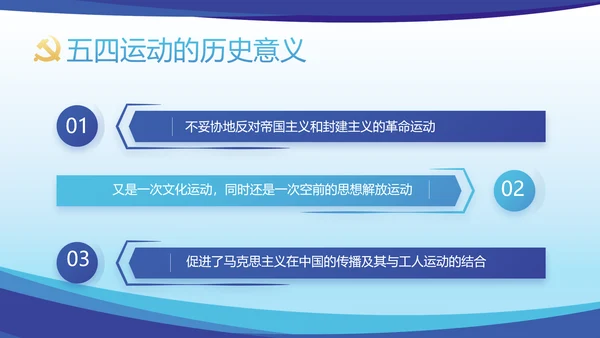 蓝色大气党建党支部年终工作总结PPT