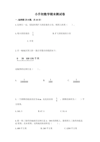 小升初数学期末测试卷带答案ab卷.docx