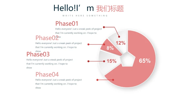 唯美公司产品介绍宣传通用PPT动态模板