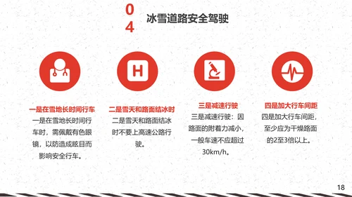 冬天冬季行车安全教育PPT课件