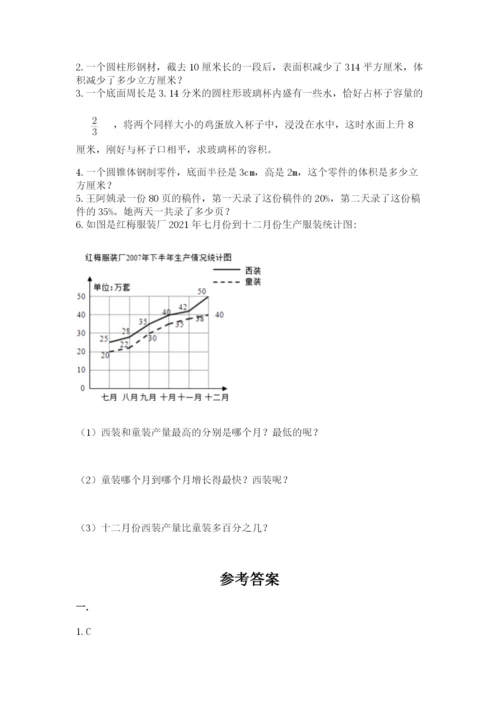 成都外国语学校小升初数学试卷附答案（预热题）.docx