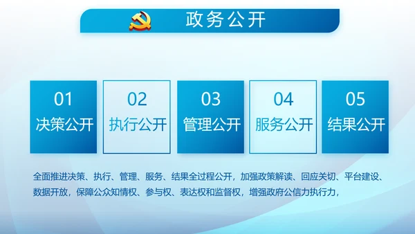 蓝色大气执法为民公正廉洁公安警察派出所PPT