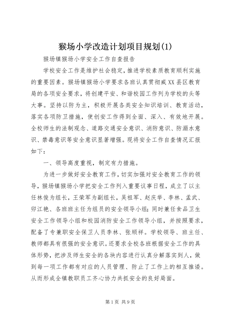 猴场小学改造计划项目规划(2).docx