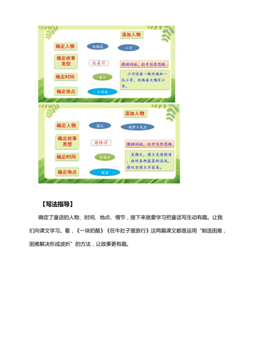 统编版2024-2025学年语文三年级上册第三单元习作我来编童话（讲义）-