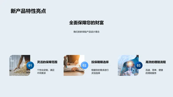 保险产品解析报告PPT模板