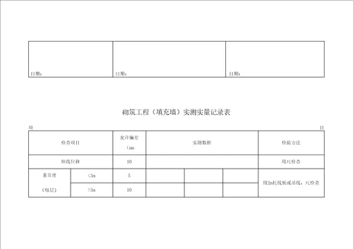 实测实量记录表完整