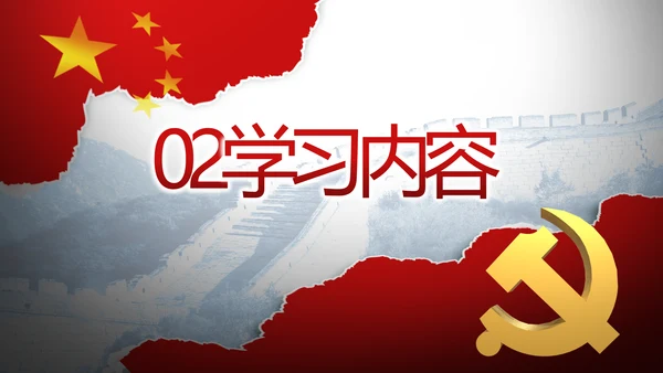 党支部党史学习教育工作总结动态PPT