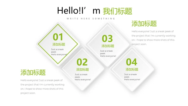 绿色时尚医疗学术报告动态PPT