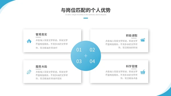简约励志风纸飞机岗位竞聘个人简历自我介绍竞聘述职ppt模板