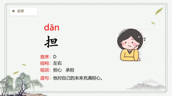 【2024秋季学期教材】语文三上 14.小狗学叫  生字识记课件